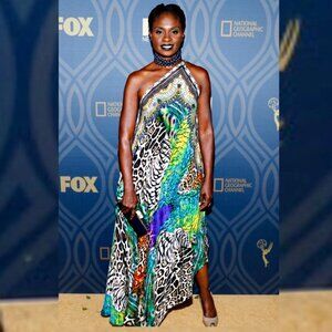 Shahida Parides 3 Ways Animal Print Maxi Silk Dress Multicolor ADINA PORTER